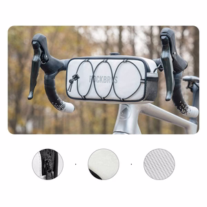 Rockbros TL001 ROAD TO SKY 1.9L veekindel jalgratta juhtraua kott - valge