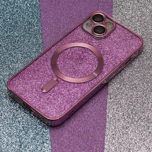 Glitter Chrome Mag ümbris jaoks iPhone 13 6,1" roosa