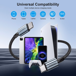 USB kaabel Choetech XCC-1015 USB-C to USB-C PD60W 2.0m must