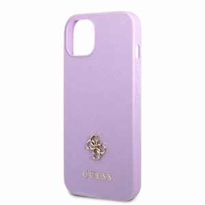 Guess GUHCP13SPS4MU iPhone 13 mini 5.4" lilla/lilla hardcase Saffiano 4G Small Metal Logo