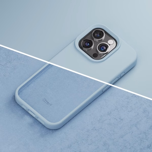 Etteri Silicone ümbris jaoks iPhone 15 Pro Max 6,7" light sinine