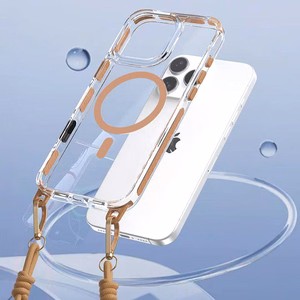 Tel Protect Strap Clear чехол для Iphone 17 золотой