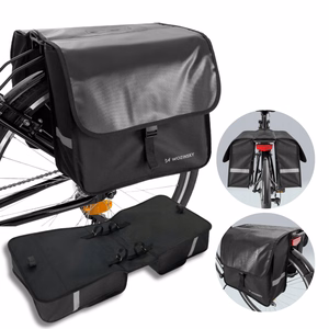 Wozinsky Double Bike Pannier for Trunk 28L Black (WBB34BK)