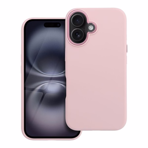 Case for iPhone 16 Forcell F-Protect Frame Premium compatible with Magsafe pink