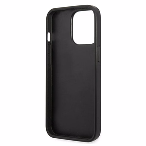 Karl Lagerfeld KLHCP13LMNMP1K iPhone 13 Pro / 13 6.1" жёсткий чехол чёрный/чёрный Monogram Plaque
