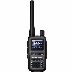 Baofeng UV-5R EU Mini – käsiraadio, USB-C, Bluetooth, VHF/UHF, lennundussagedusala, hall