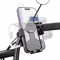 Bicycle / motorcycle phone hoidja Dudao F7C - must