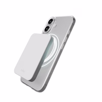 Puro Lite Mag TPU+PC Ümbris Compatible with MagSafe jaoks iPhone 17 - Läbipaistev with Valge Ring