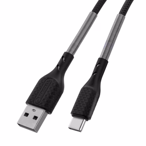 Kaabel USB A to USB C Forcell F-Energy QC4.0 5A 60W Carbon 1 m CB-02A must