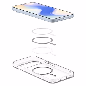 Spigen Ultra Hybrid Mag MagSafe Ümbris jaoks Google Pixel 10 / 10 Pro - Clear and valge