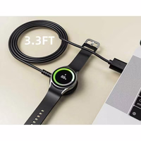 Tech-Protect MC03 UltraBoost Juhtmevaba Laadija jaoks Samsung Galaxy Watch - must