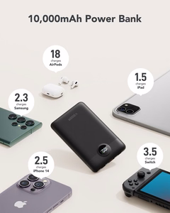 Powerbank Veger C11 (W1170) PD QC3.0 2A 22,5W 10 000 mAh with built-in cables USB C / Lightning must