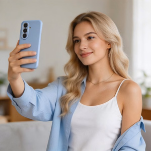 Tech-Protect Silicone MagSafe ümbris Samsung Galaxy S26 - sinine