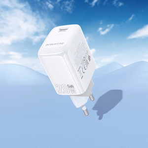 Borofone Wall laadija BN26 Fuente - Type C - PD 20W valge