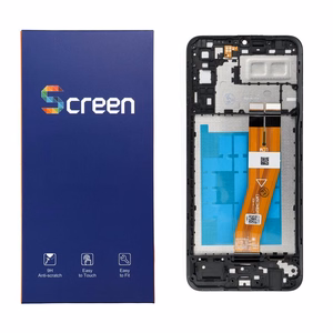 OG LCD Display jaoks SAMSUNG A04E A042 F/M OEM with frame