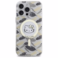 Hello Kitty IML Golden Leaves MagSafe Ümbris jaoks iPhone 16 Pro Max - Valge
