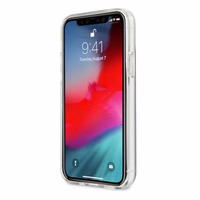 BMW Motorsport Tricolor ümbris iPhone 12 Pro Max'ile - Läbipaistev