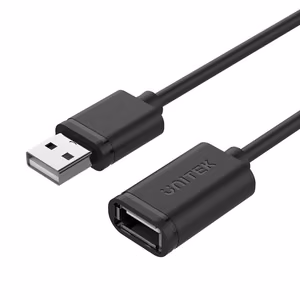 UNITEK Y-C417GBK USB kaabel USB 2.0 3 m USB A Must