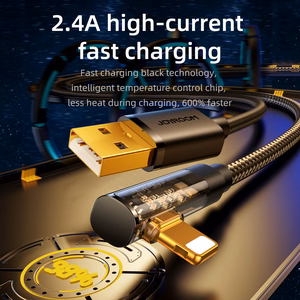 Angle Kaabel to USB-A / Lightning / 1.2m Joyroom S-UL012A6 (sinine)