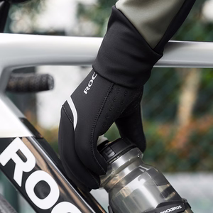 Rockbros full waterproof cycling gloves, size: XXL - black