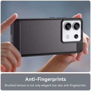 Carbon Ümbris jaoks Xiaomi Redmi Note 13 Pro - must
