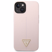 Guess Silicone Triangle Ümbris jaoks iPhone 14 6.1" - lilla