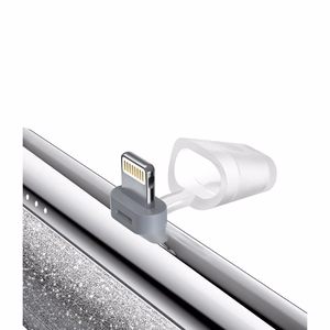 Powerbank Veger PlugOn (W0573P) PD QC3.0 2,4A 12W 5000 mAh with a built-in connector Lightning hõbedane