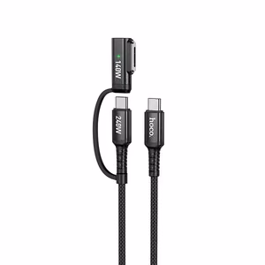 Kaabel 2in1 USB C to USB C / Mag3 Hoco 240W 1,8 m U142 must