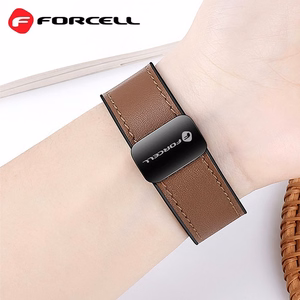 Strap to Samsung Galaxy Watch Forcell F-Design FS20 magnetic eco-friendly leather 22 mm black