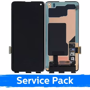LCD Ekraan Ühildub Samsung G973 S10 Must (Service Pack) (NF version)
