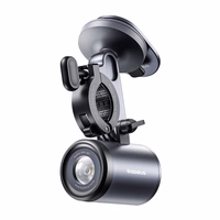 Baseus PrimeTrip 2-in-1 jalgrattakinnitus, telefonihoidja + taskulamp (must)