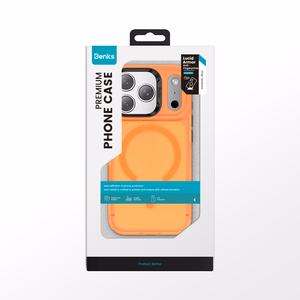 Benks Magnetic Lucid Armor Ümbris (C069) jaoks Iphone 17 Pro oranž (Camera Control Button)