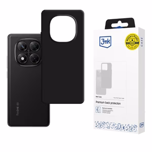 3mk Matt Ümbris Pro jaoks Xiaomi Redmi Note 14 PRO 5G/POCO X7 5G - Matt Must