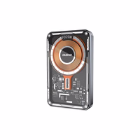 Dudao TGK1 elektripank koos MagSafe juhtmevaba laadijaga 20W 10000mAh must (TGK1-must)