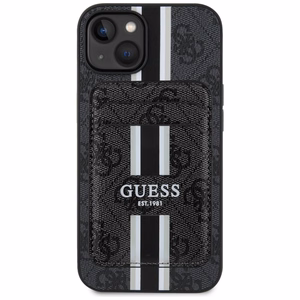 Guess 4G Stripes ümbris with Magsafe wallet jaoks iPhone 15 must
