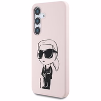 KARL LAGERFELD ümbris jaoks SAMSUNG S25 KLHMS25SPNYKGRTP (Magnetic Silicone Graffiti Ikonik) roosa
