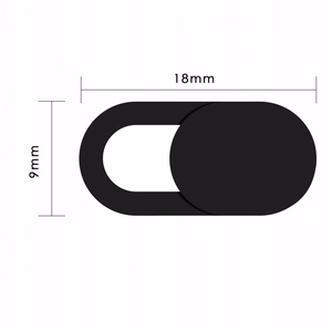 Tech-Protect Cam Fit+ 3-pack laptop camera cover - black