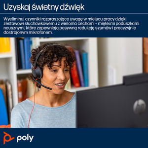POLY Blackwire C5220 USB-C kõrvaklapid +sisseehitatud kaabel