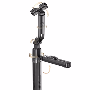 Blavec Selfie Stick Aluminium Move AI trcker Q-01 Auto pop tripod + remote control 1,80 metres with face tracking (SSAQ01-APTRB180) black