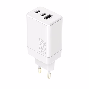 Maxlife MXTC-08-65ACC PD QC laadija 2x USB-C 1x USB 65W valge