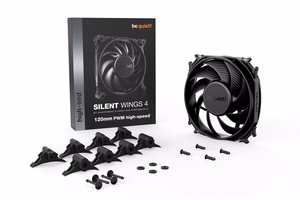 be quiet! SILENT WINGS 4 | 120mm PWM kiire korpuse ventilaator 12 cm must 1 tk