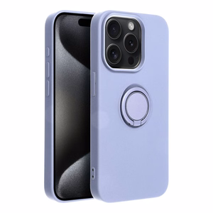 SILICONE RING ümbris jaoks IPHONE 15 Pro lilla