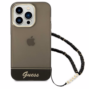 Guess GUHCP14XHGCOHK iPhone 14 Pro Max 6,7 "must / must hardcase Translucent Pearl Strap