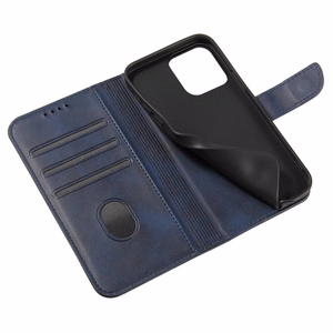 Magnet Ümbris jaoks Samsung Galaxy S23 Ultra Cover with Flip Wallet Stand sinine