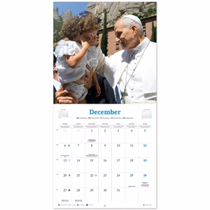 Wall calendar for 2027 Pope Leo XIV 30x30 cm