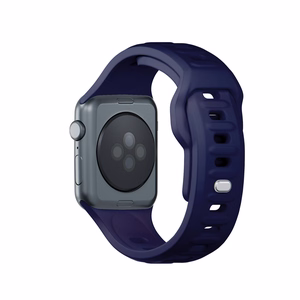 3mk silikoonrihm Apple Watchile, 38/40/41/42 mm, ookeanisinine, väike suurus