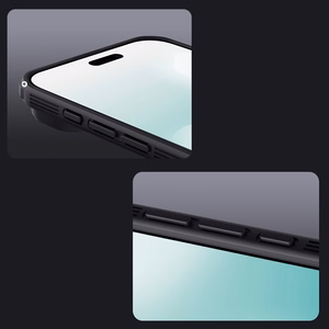 Nillkin CamShield Pro MagSafe Compatible Ümbris jaoks iPhone 17 Air - Läbipaistev Must