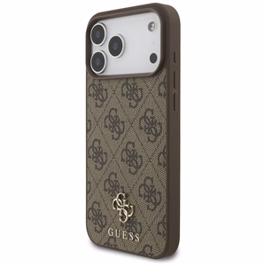 Guess 4G Small Classic Logo MagSafe Ümbris jaoks iPhone 17 Pro Max - Brown