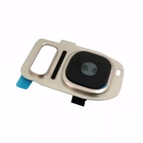 Samsung G930/G935 S7 Edge lens jaoks camera koos frame Kuldne ORG