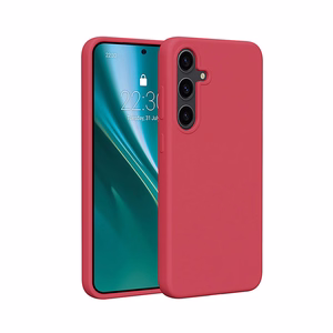 Etteri Silikoon Mag ümbris for Samsung Galaxy S25 Edge raspberry